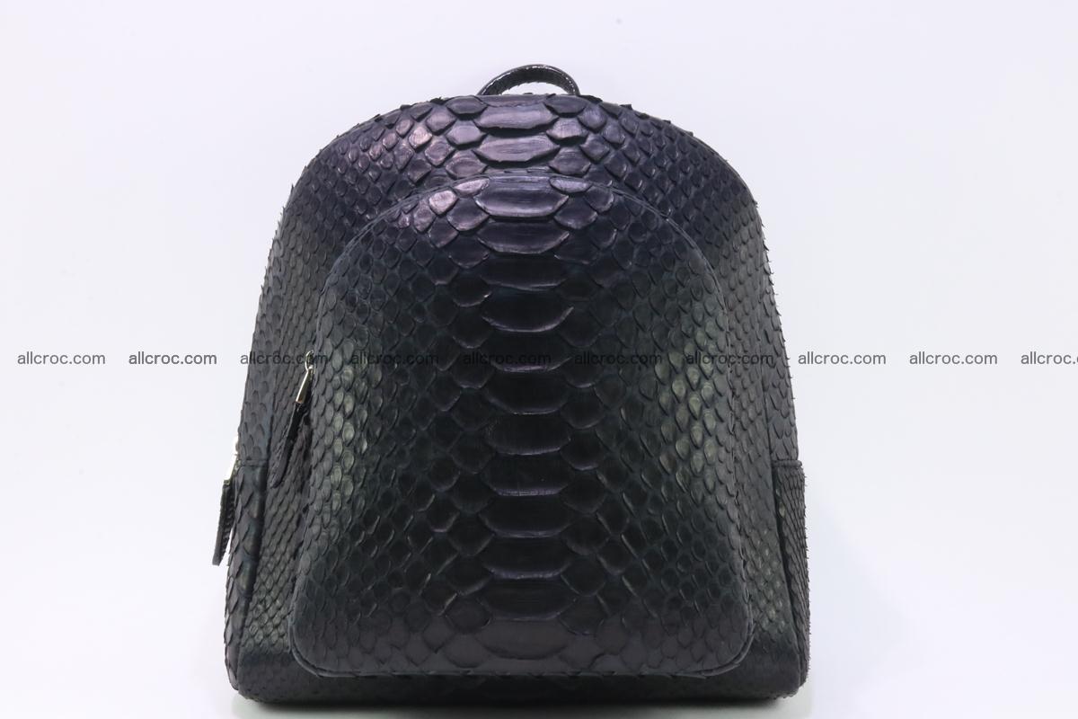 Backpack from genuine python skin 222 Foto 0