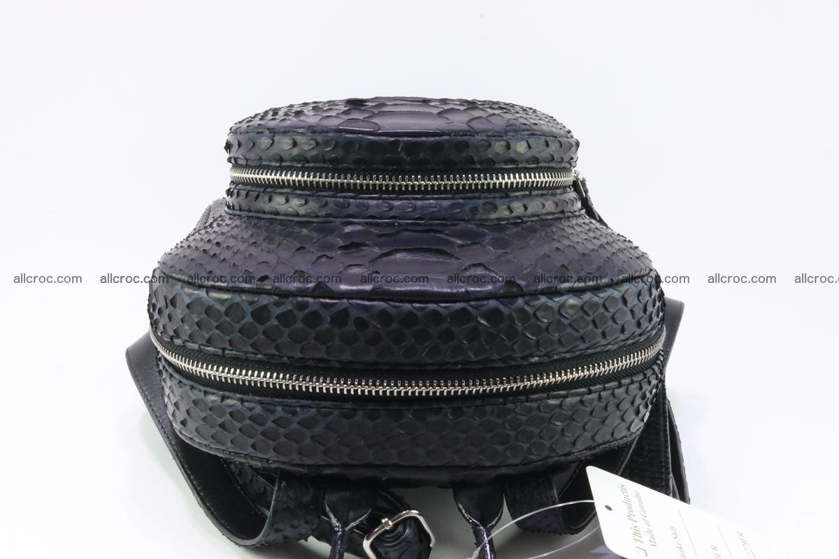 Backpack from genuine python skin 222 Foto 3