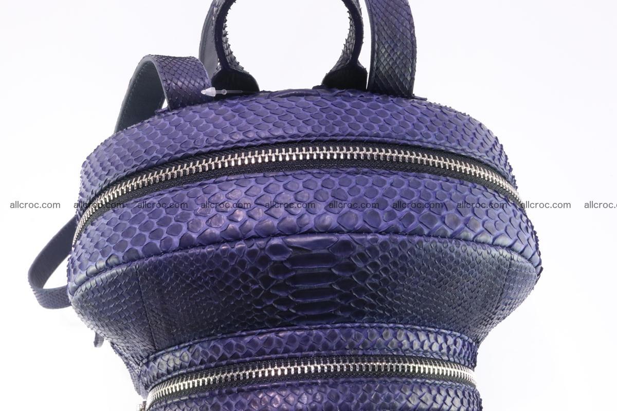 Backpack from genuine python skin 223 Foto 3
