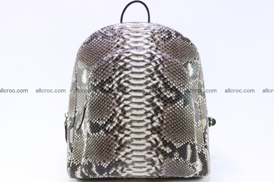 Backpack from genuine python skin 224