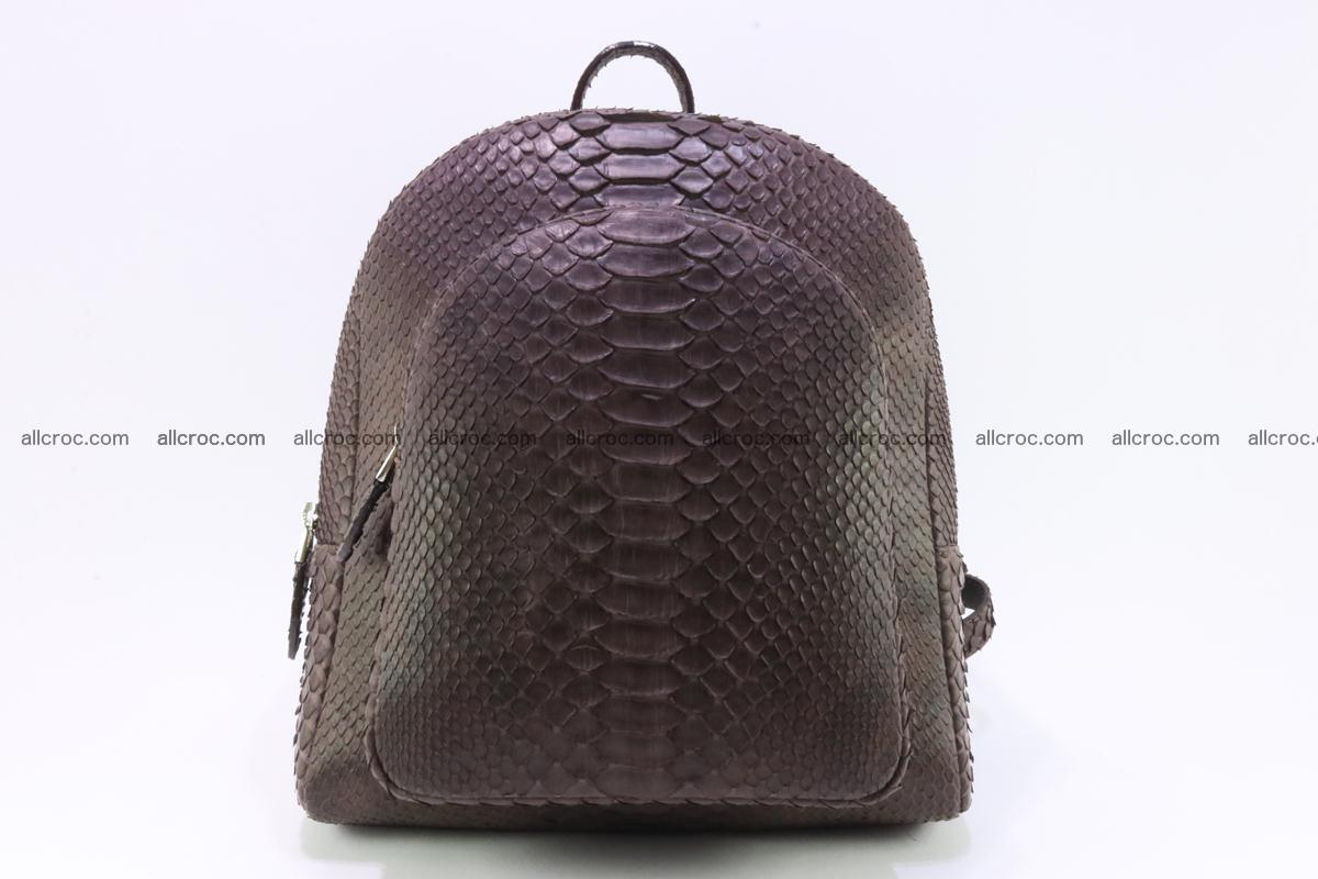 Backpack from genuine python skin 225 Foto 0