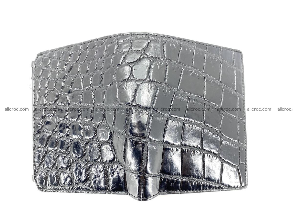 Crocodile leather vertical wallet HK 634 Foto 2