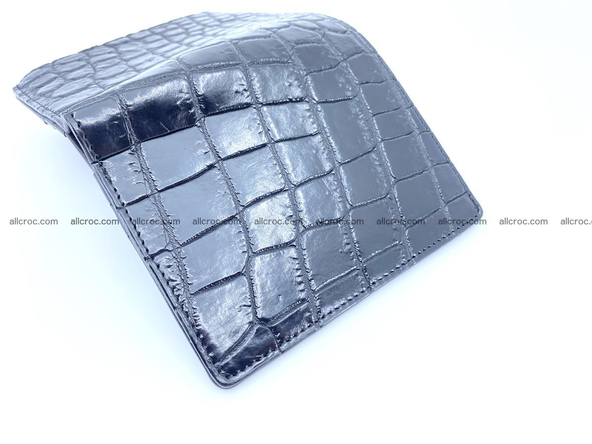 Crocodile leather vertical wallet HK 634 Foto 3