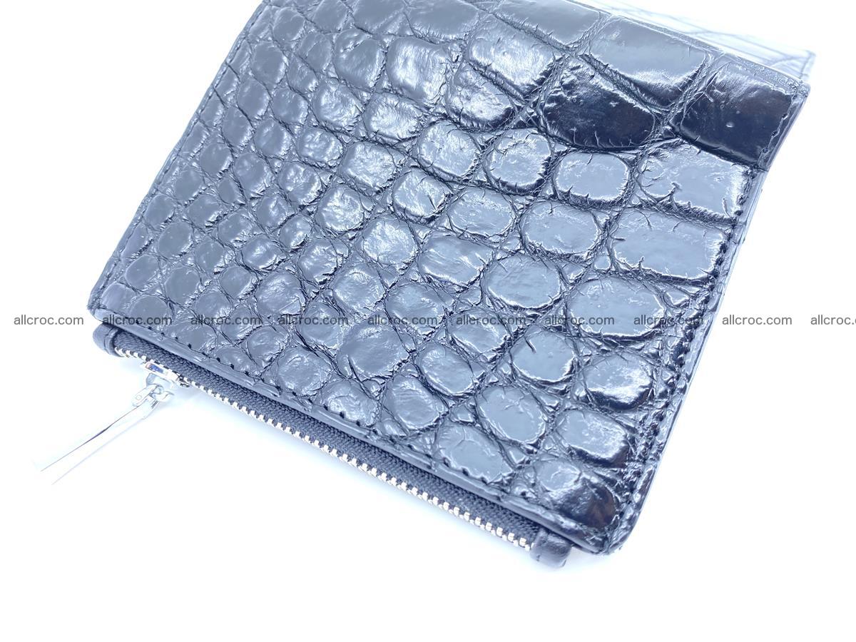 Crocodile leather vertical wallet HK 634 Foto 4
