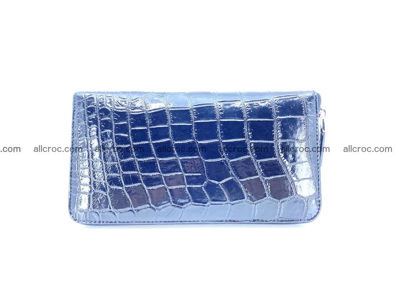 Crocodile skin zip wallet XL-size 600