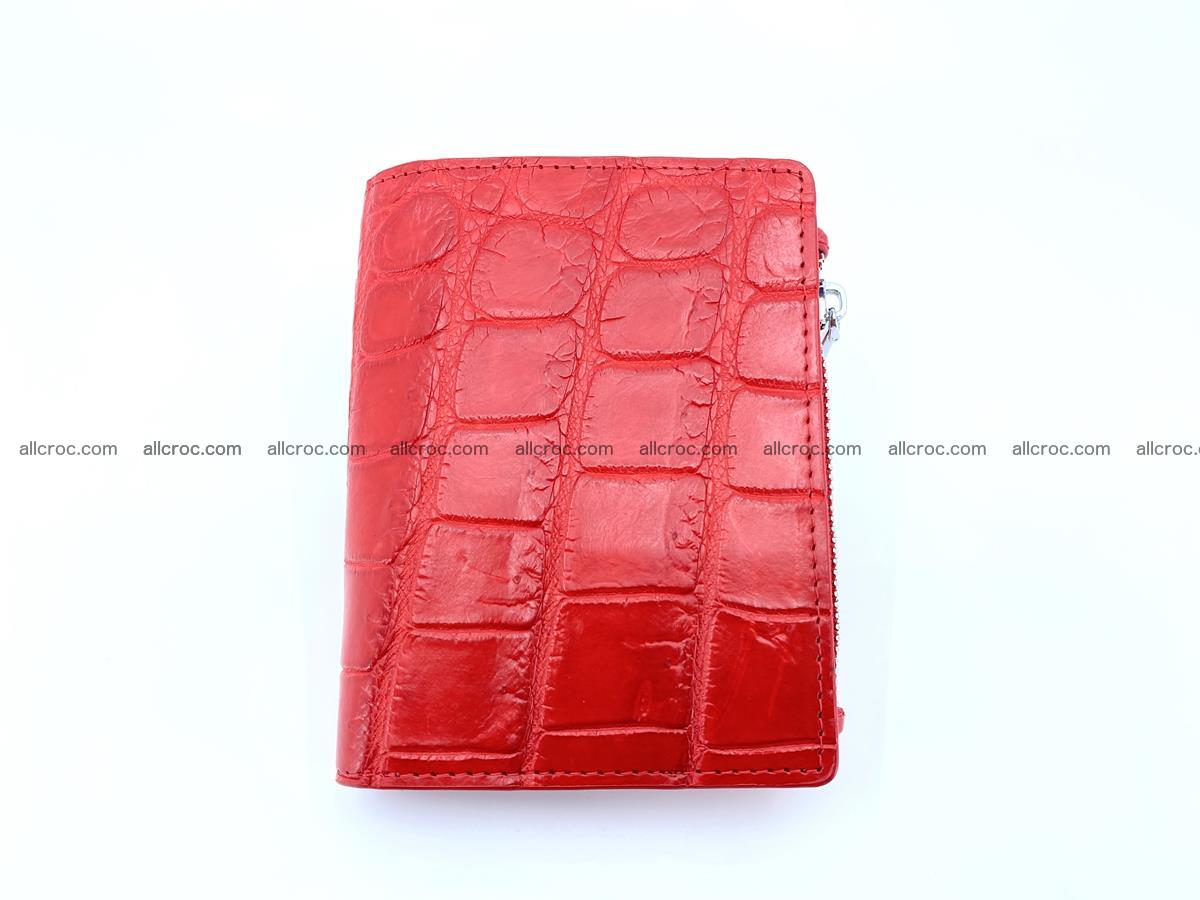 Crocodile leather vertical wallet HK 633 Foto 0