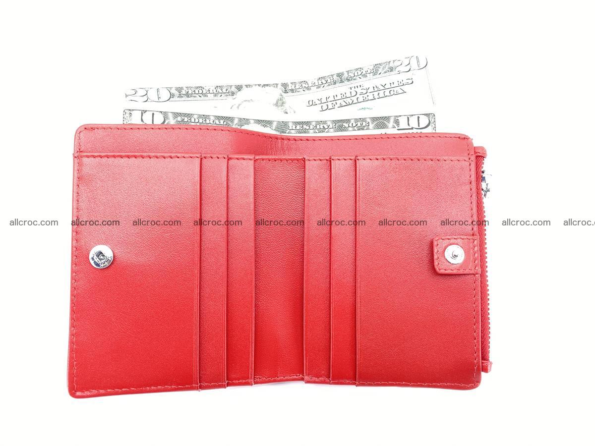 Crocodile leather vertical wallet HK 633 Foto 5