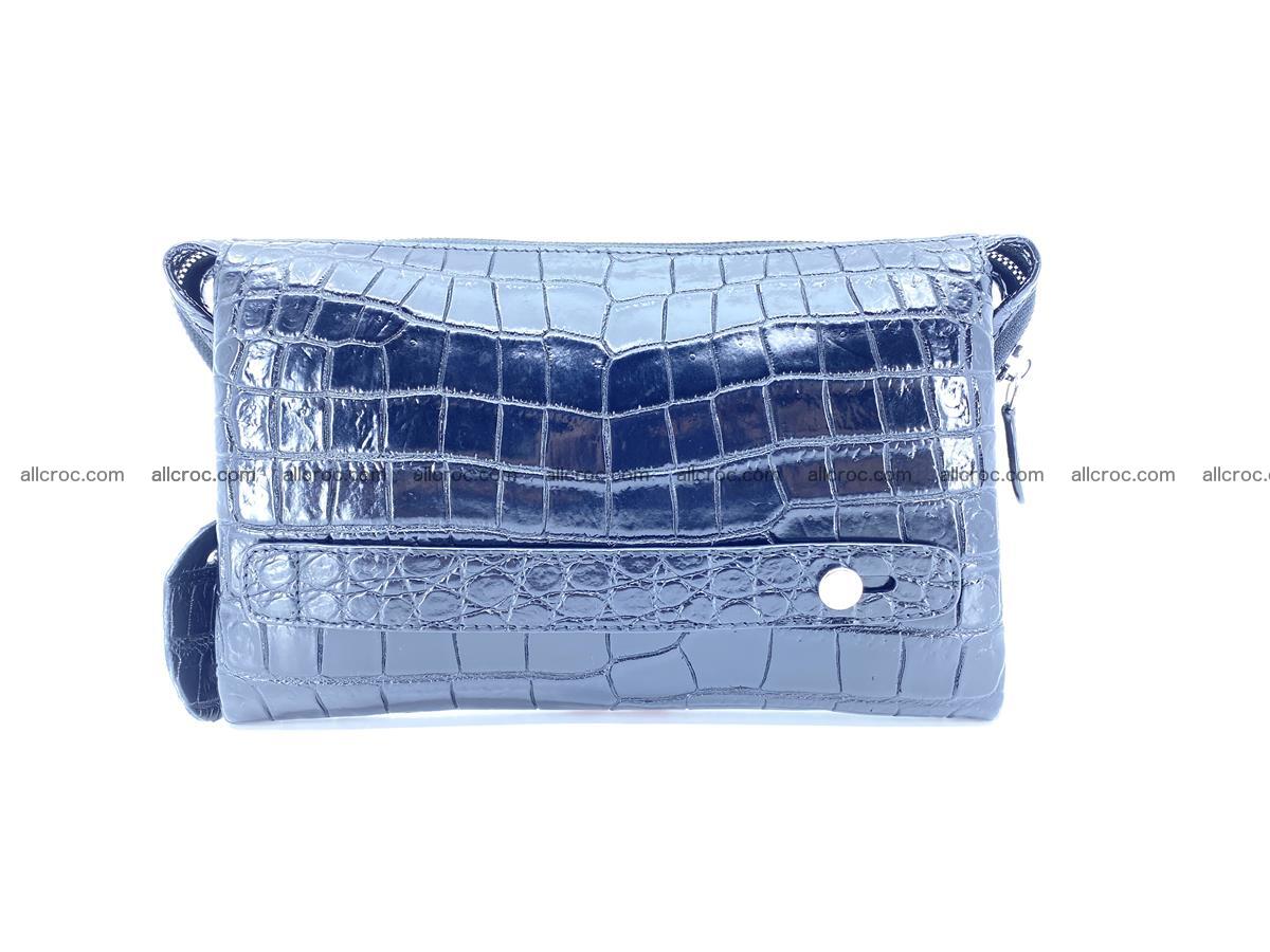 Crocodile leather clutch 1 zip 592 Foto 1