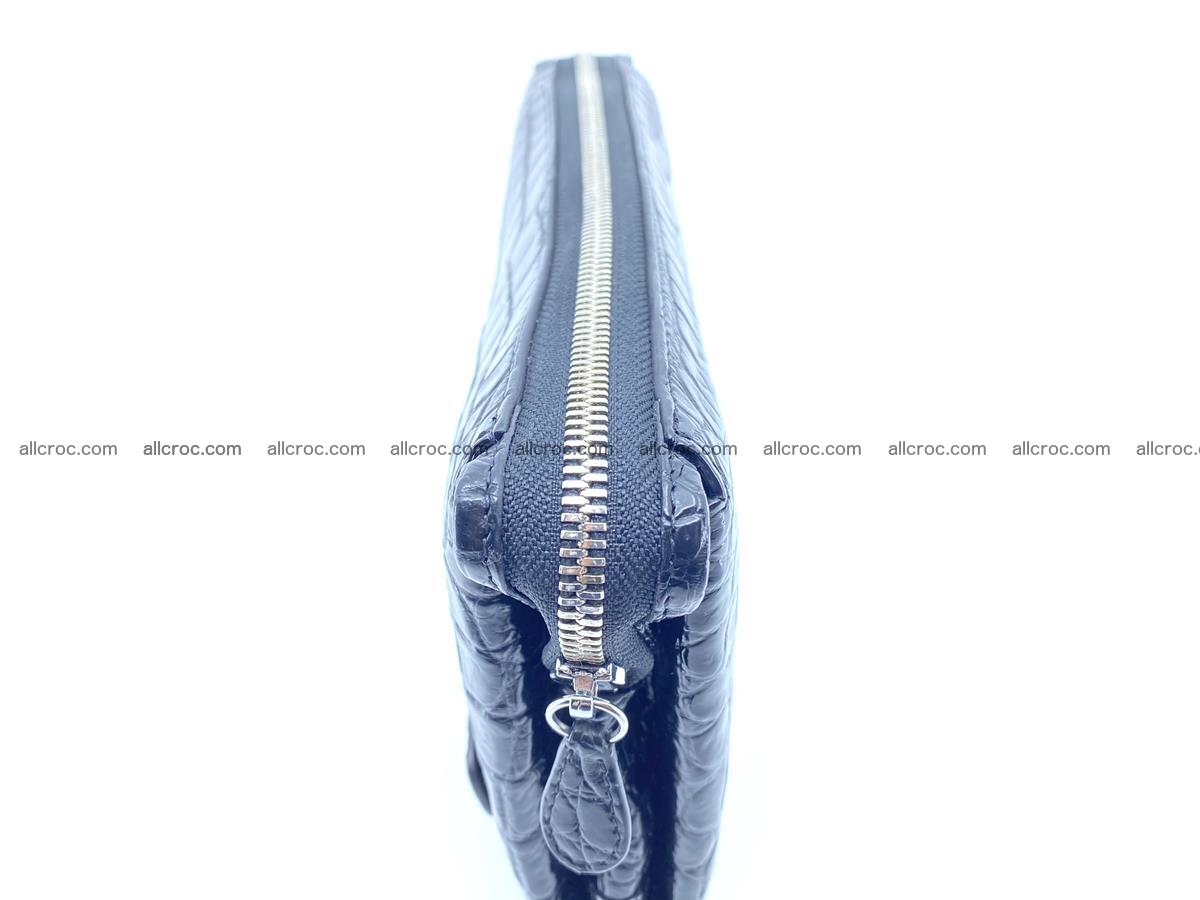 Crocodile leather clutch 1 zip 592 Foto 6