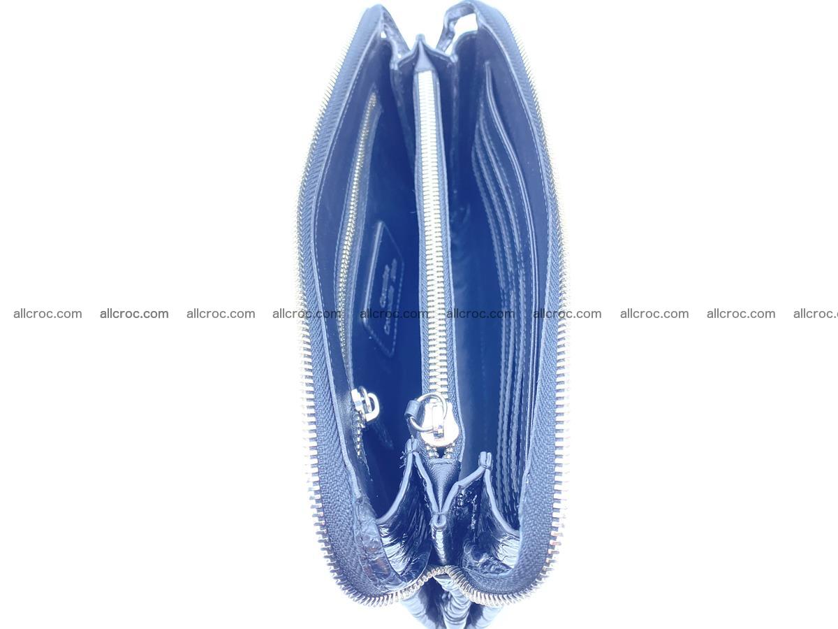 Crocodile leather clutch 1 zip 592 Foto 8