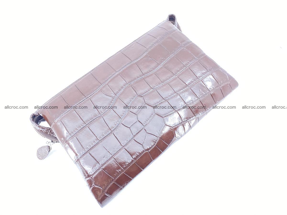 Crocodile leather clutch 1 zip 591 Foto 2