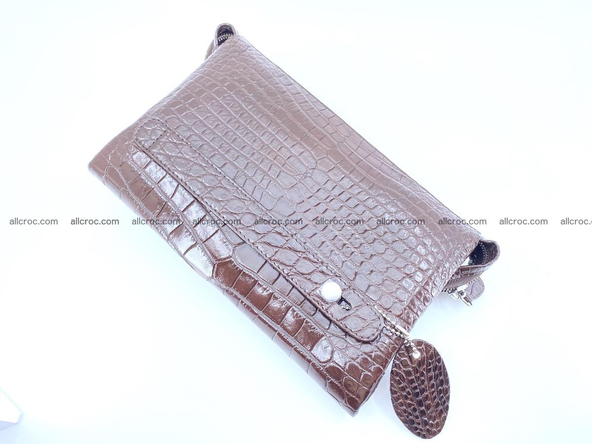 Crocodile leather clutch 1 zip 591 Foto 3