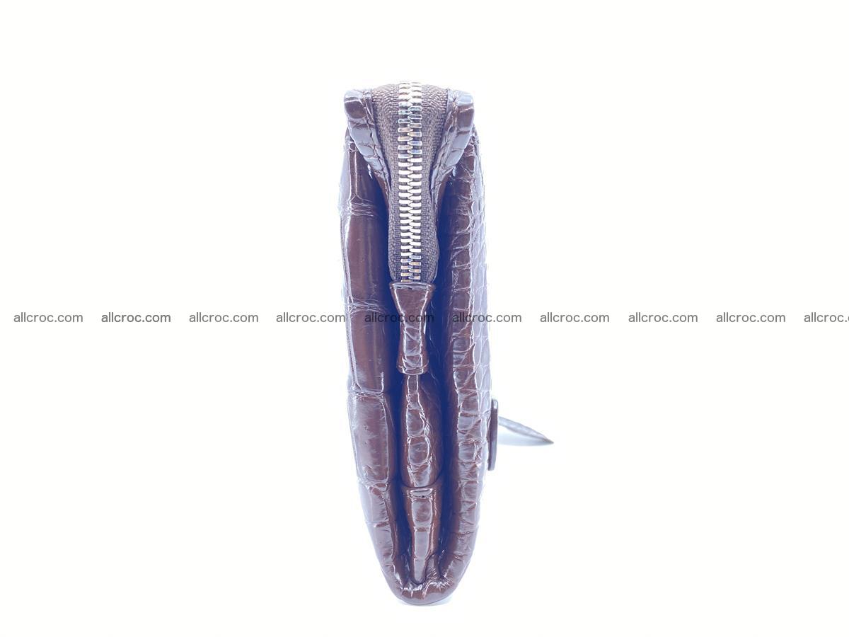 Crocodile leather clutch 1 zip 591 Foto 4