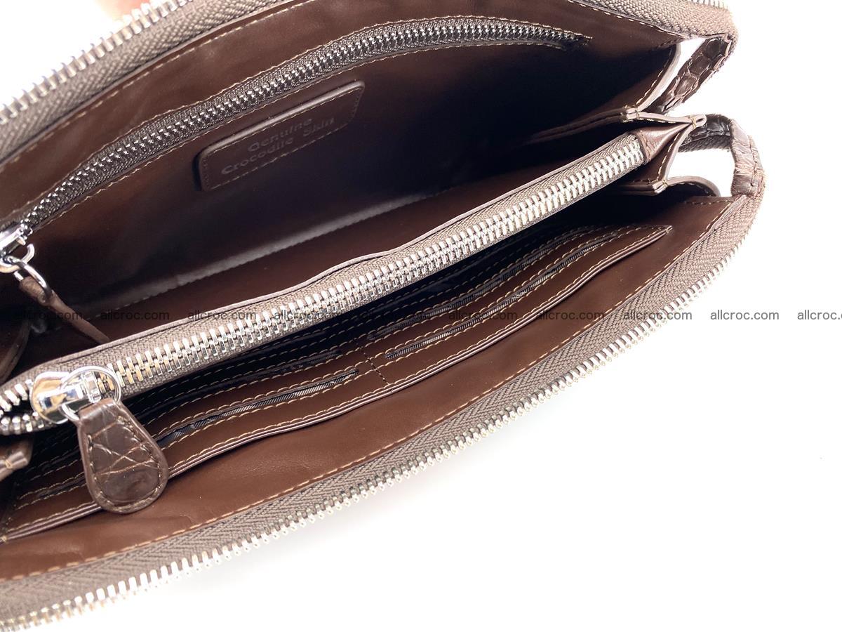 Crocodile leather clutch 1 zip 591 Foto 7