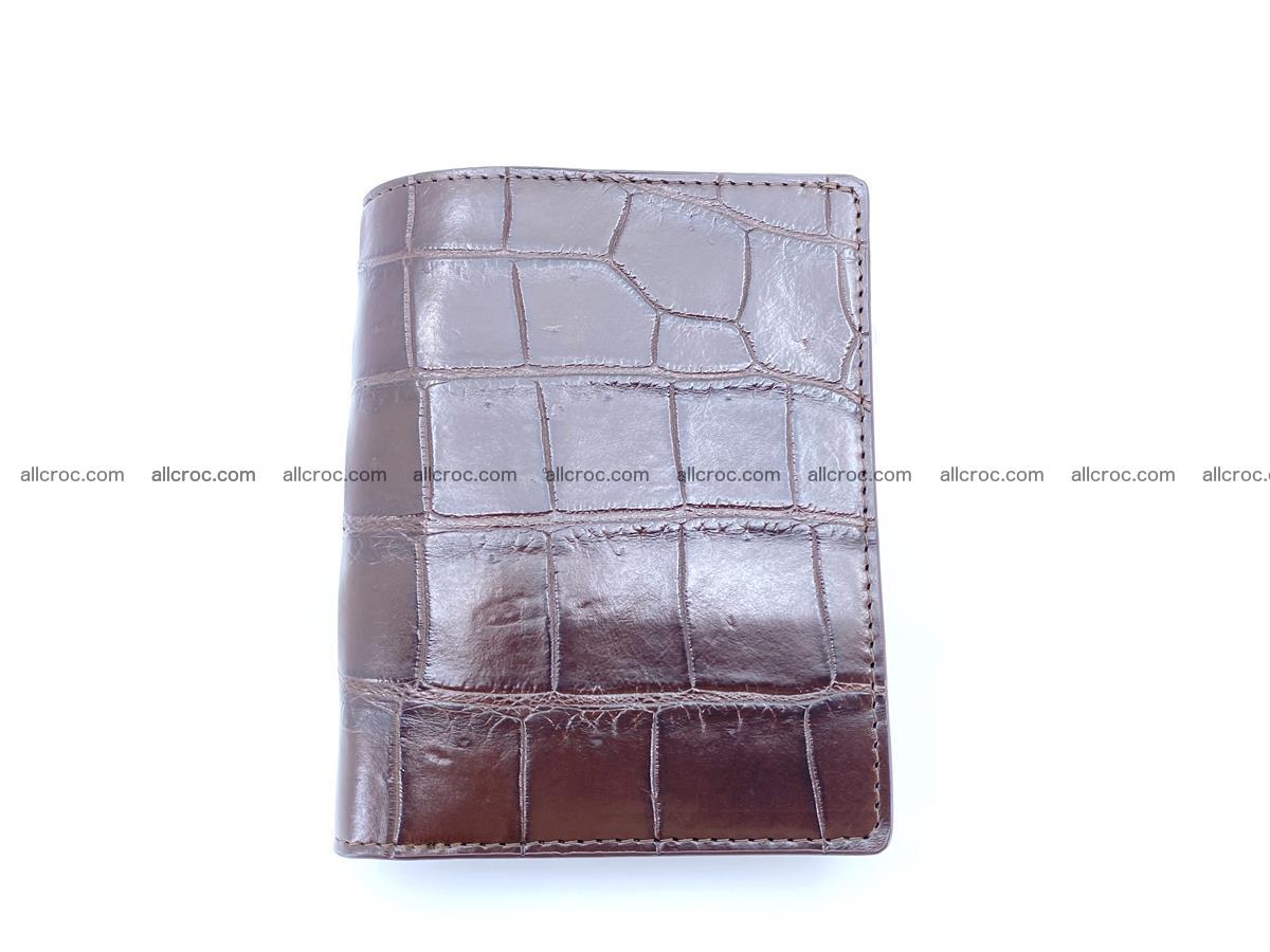Crocodile leather vertical wallet HK 632 Foto 0