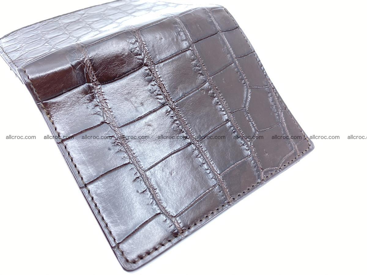 Crocodile leather vertical wallet HK 632 Foto 4
