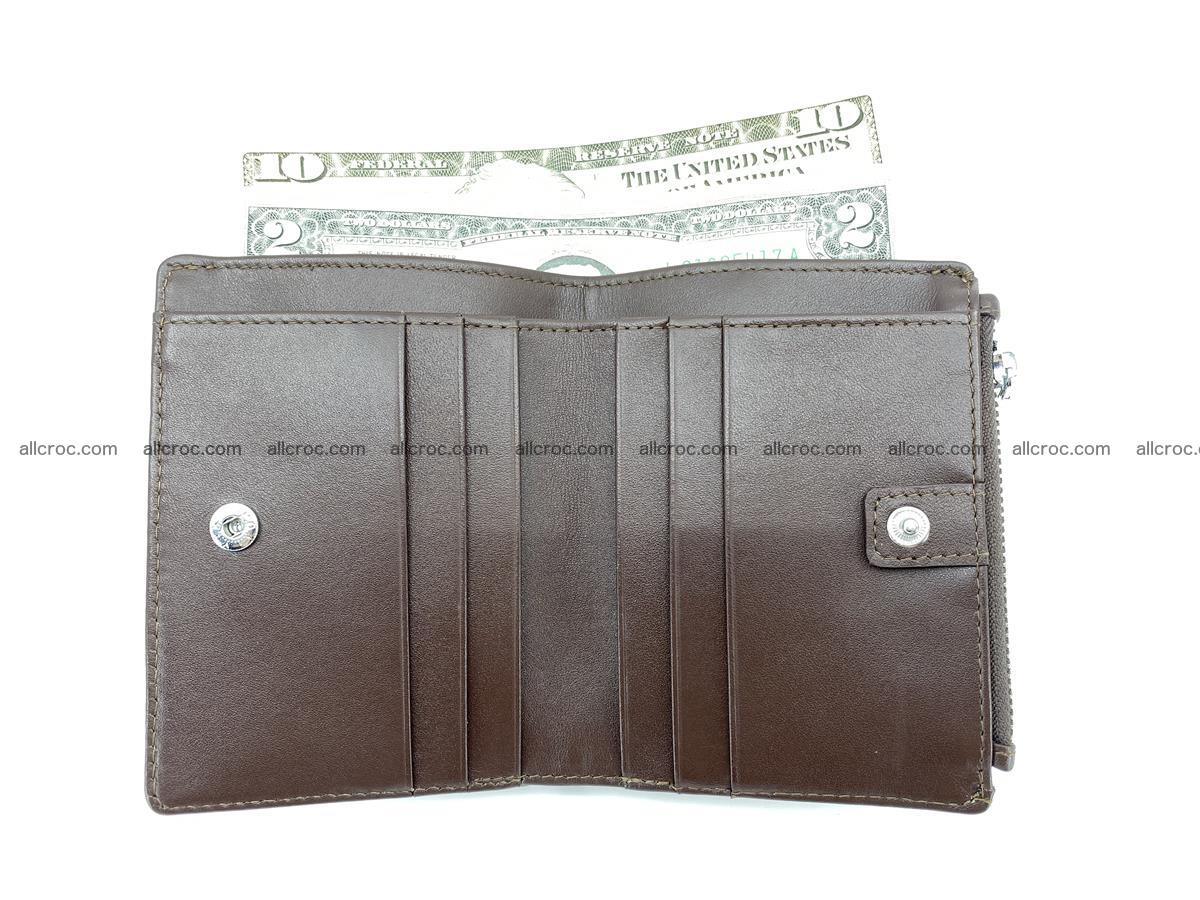 Crocodile leather vertical wallet HK 632 Foto 5