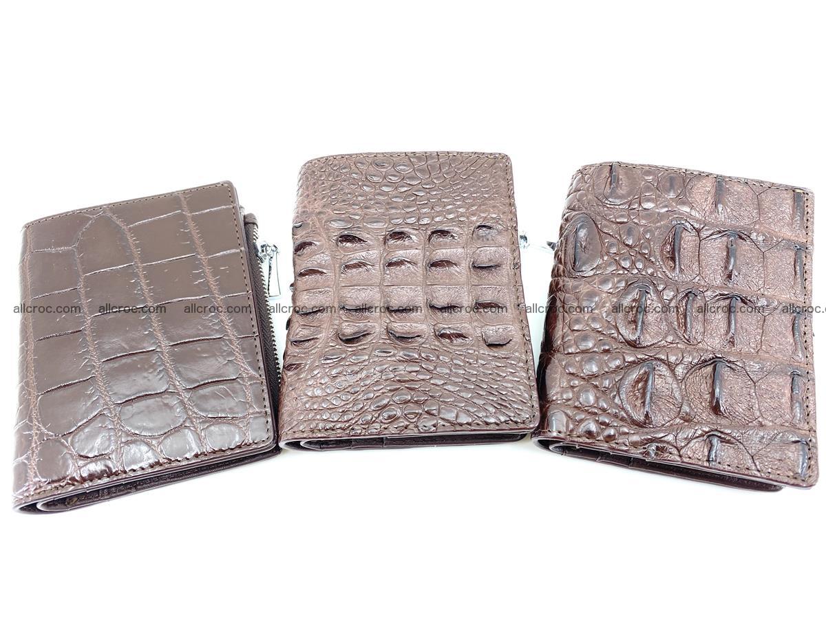 Crocodile leather vertical wallet HK 632 Foto 8