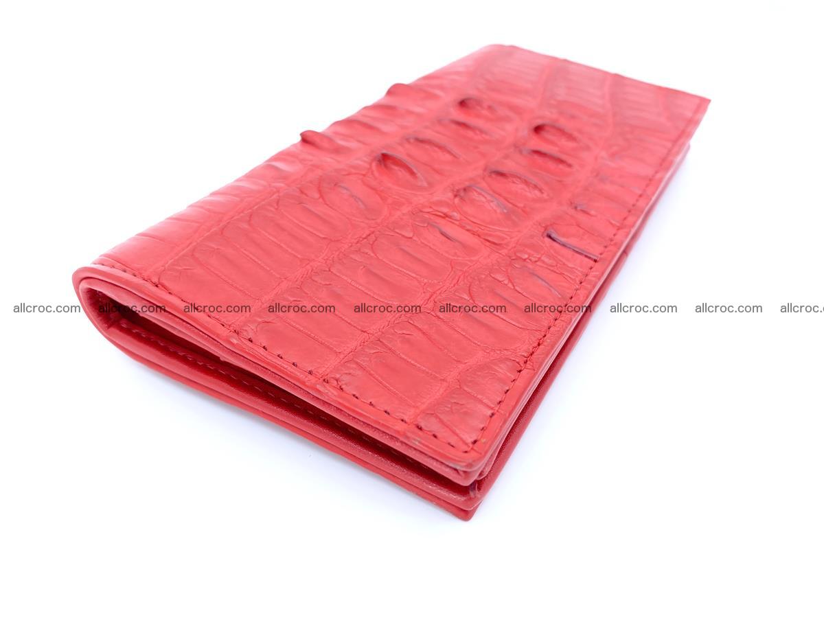 bifold long wallet from genuine crocodile skin 495 Foto 0