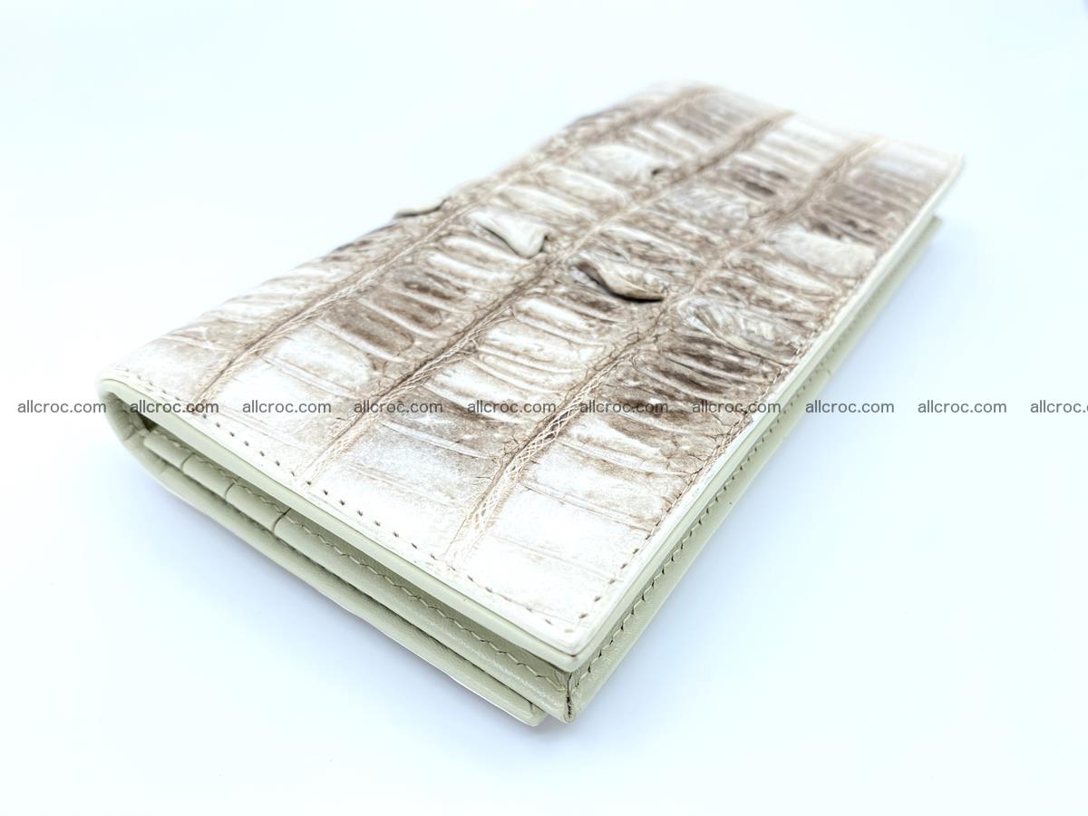 bifold long wallet from genuine crocodile skin 496 Foto 1