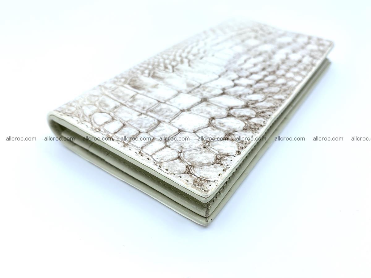 bifold long wallet from genuine crocodile skin 494 Foto 0