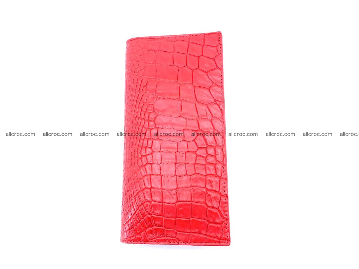 bifold long wallet from genuine crocodile skin 493 Foto 3