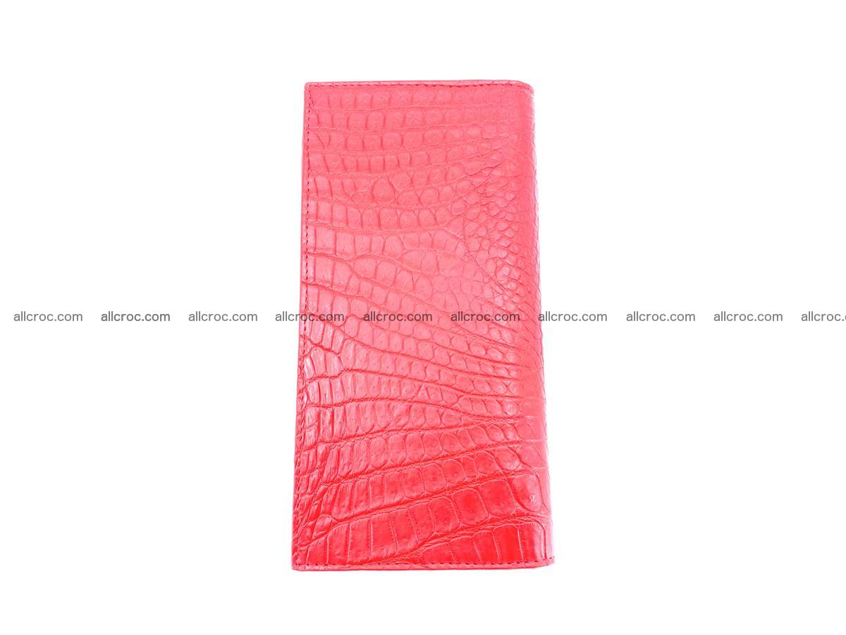 bifold long wallet from genuine crocodile skin 493 Foto 4