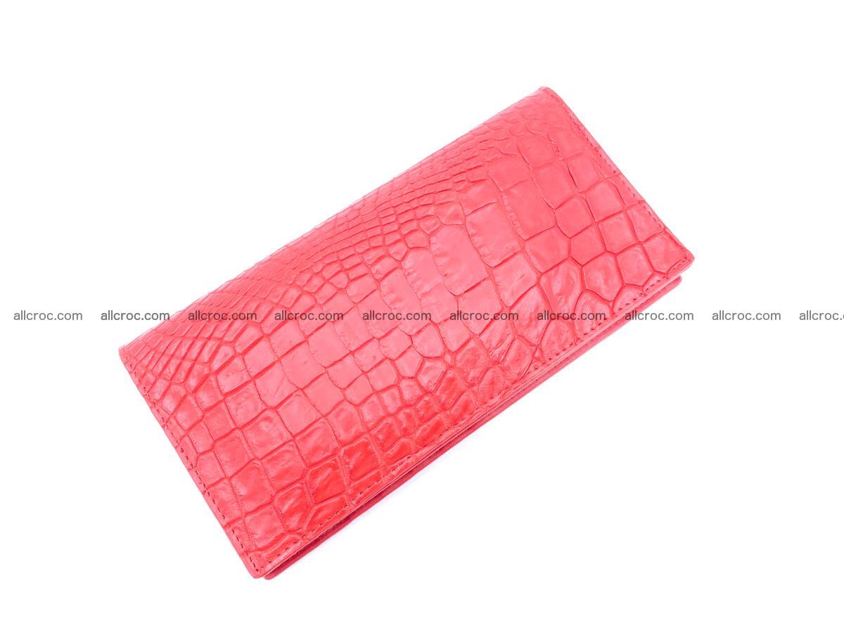 bifold long wallet from genuine crocodile skin 493 Foto 5