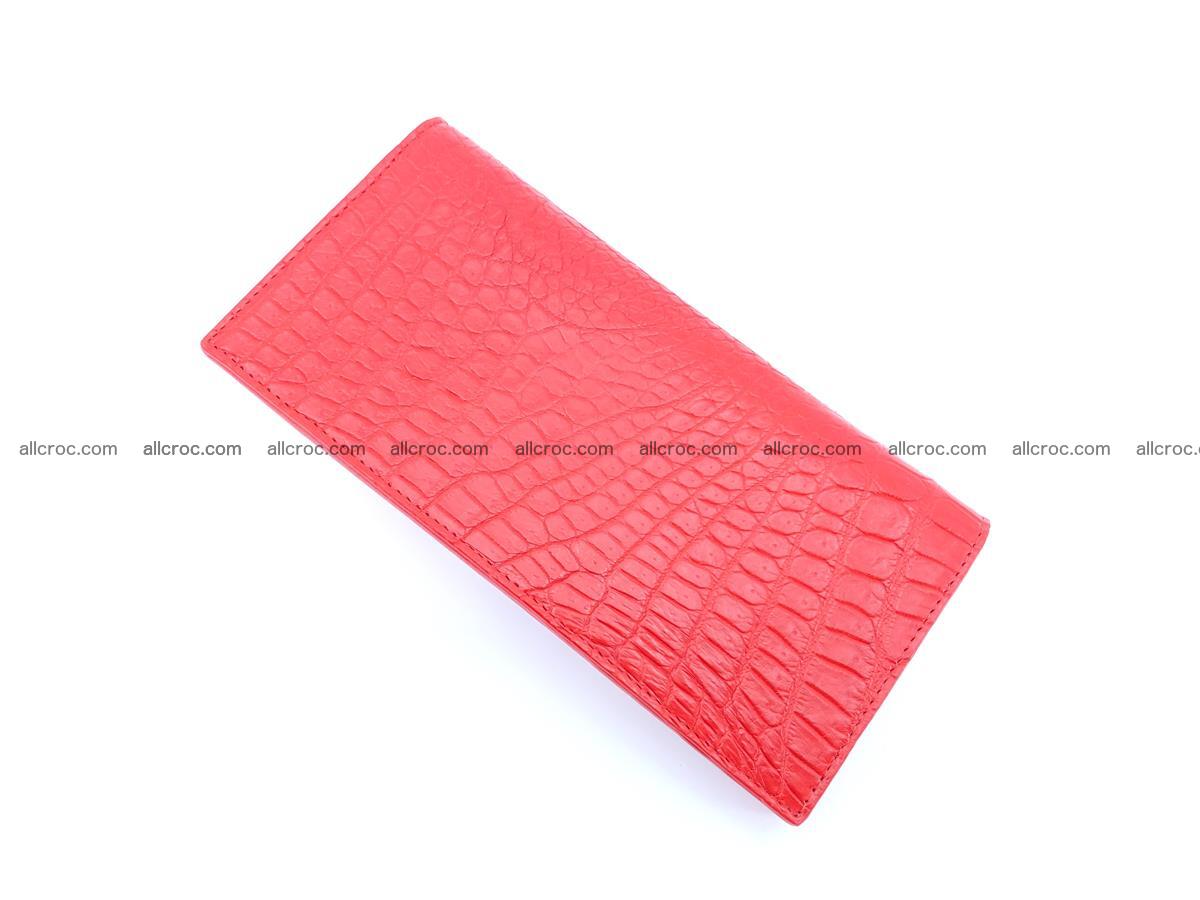 bifold long wallet from genuine crocodile skin 493 Foto 6