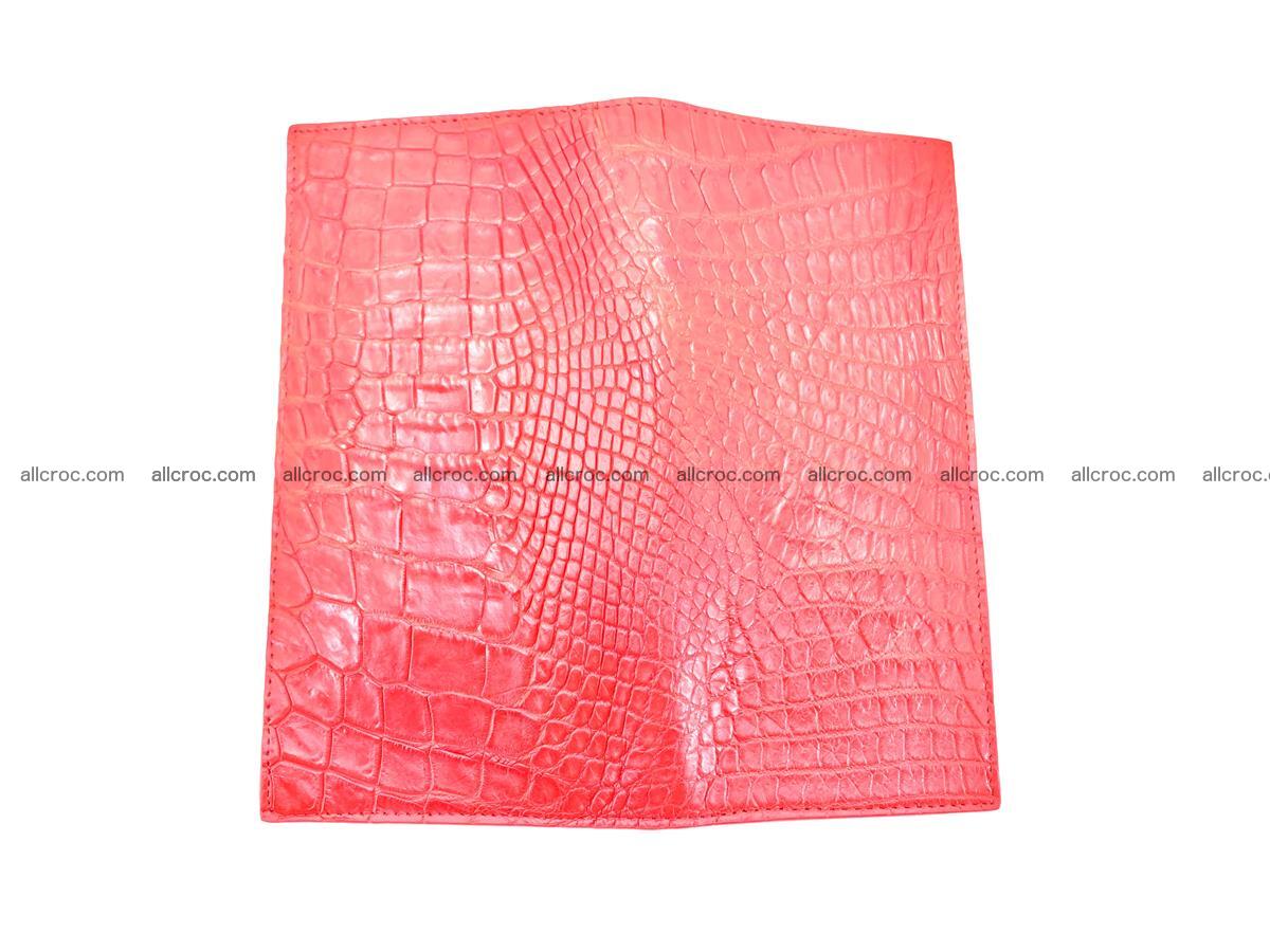 bifold long wallet from genuine crocodile skin 493 Foto 9