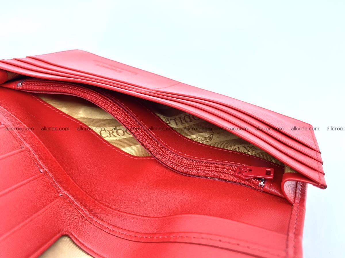 bifold long wallet from genuine crocodile skin 493 Foto 12