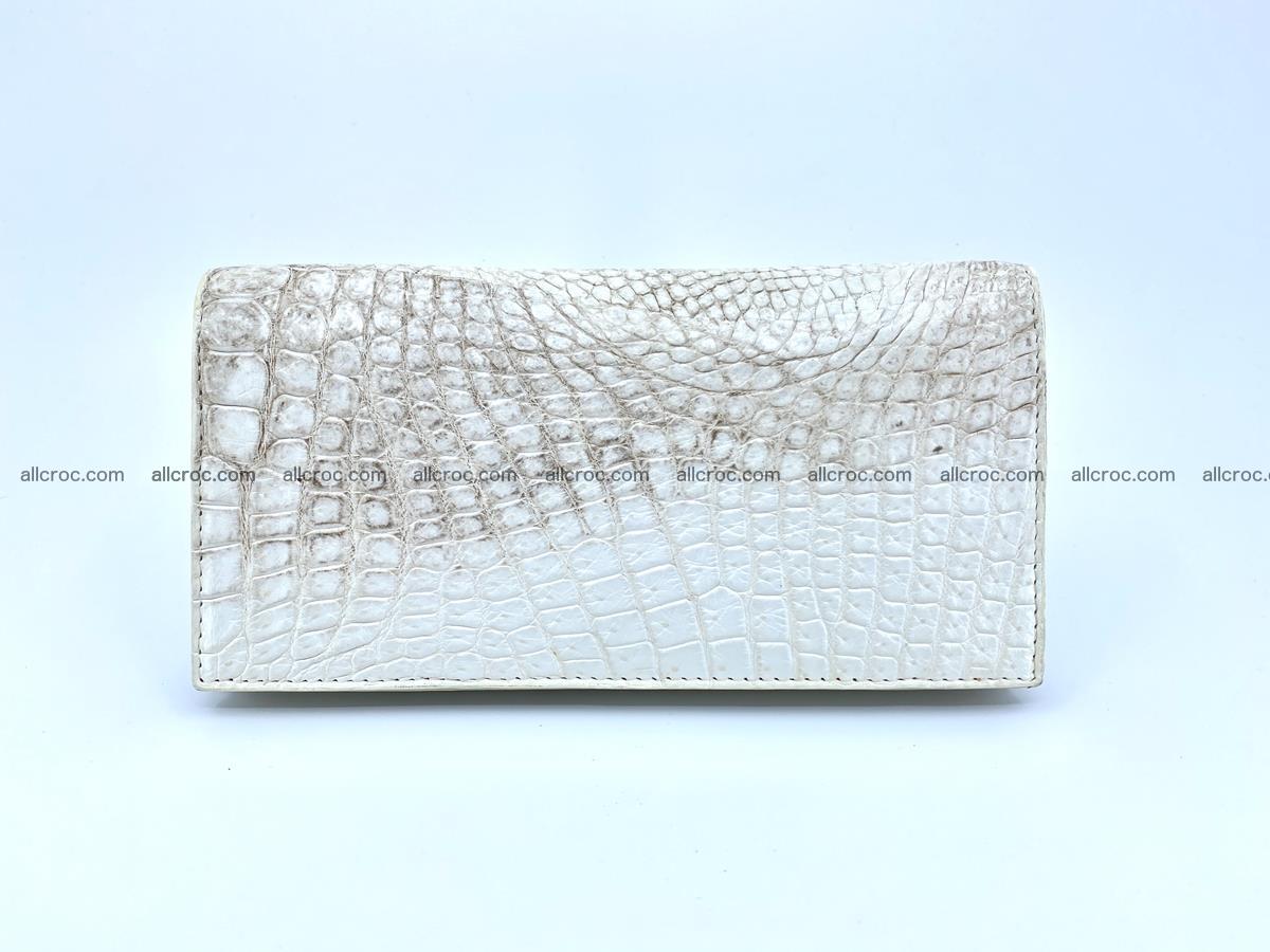 bifold long wallet from genuine crocodile skin 494 Foto 2