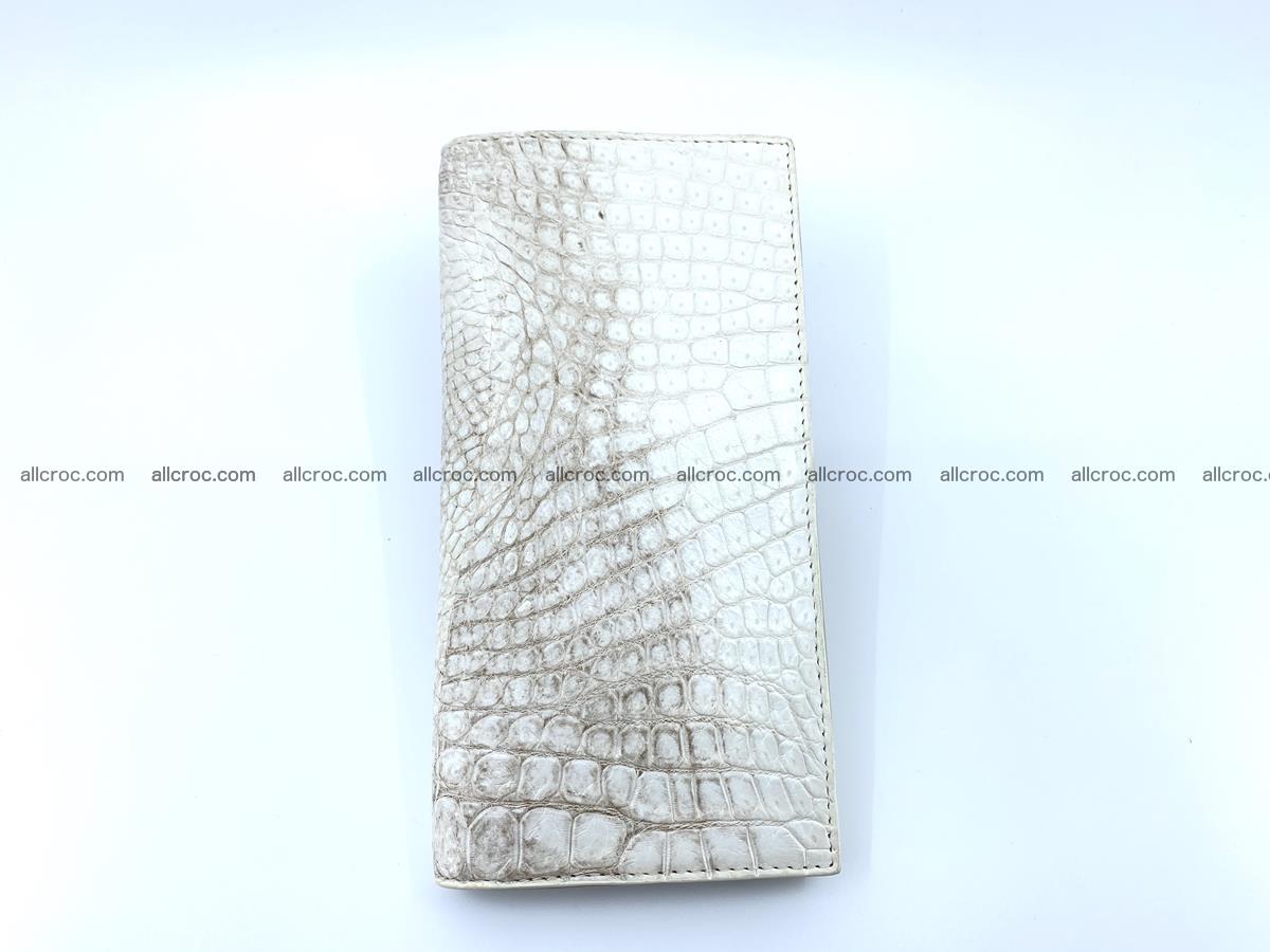 bifold long wallet from genuine crocodile skin 494 Foto 6