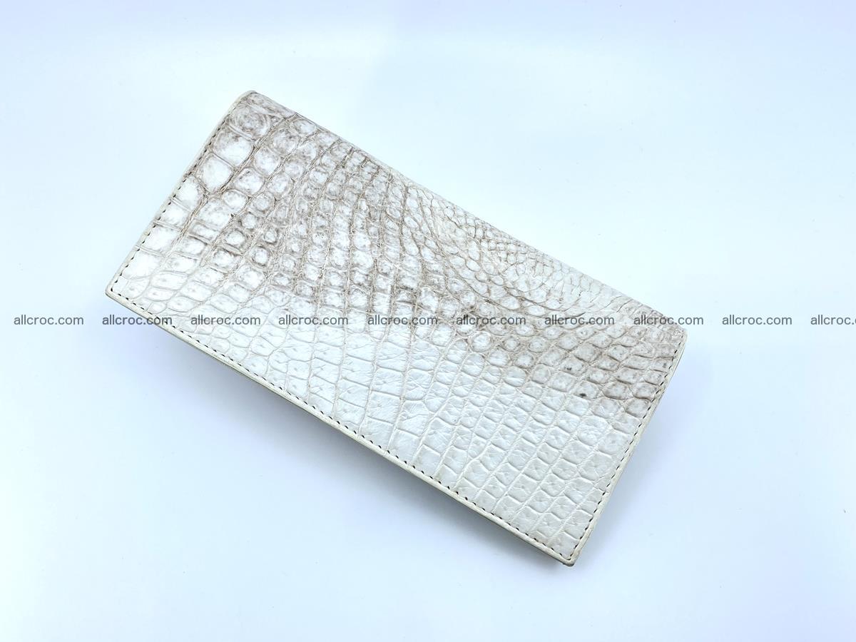 bifold long wallet from genuine crocodile skin 494 Foto 4