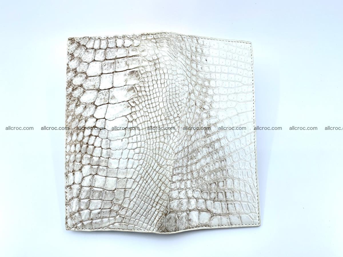 bifold long wallet from genuine crocodile skin 494 Foto 9