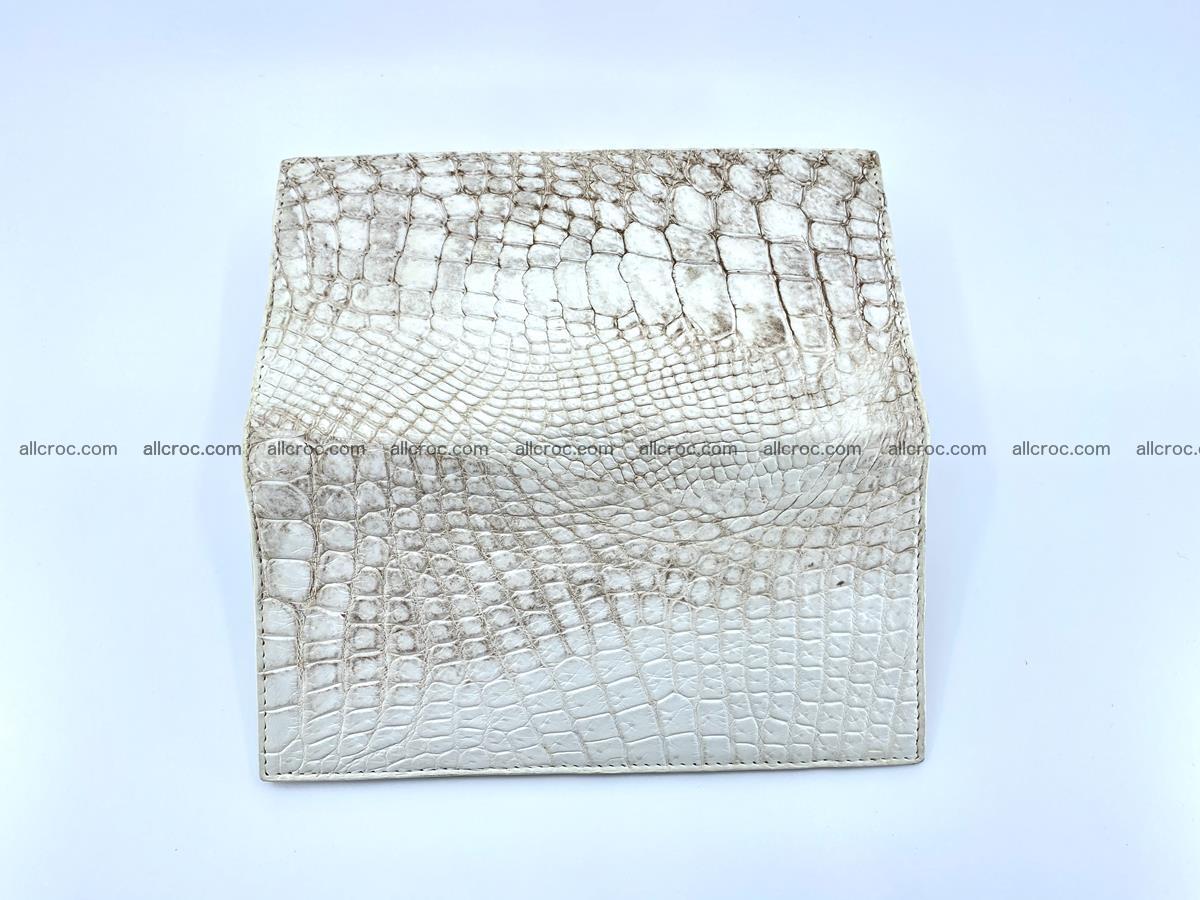 bifold long wallet from genuine crocodile skin 494 Foto 8