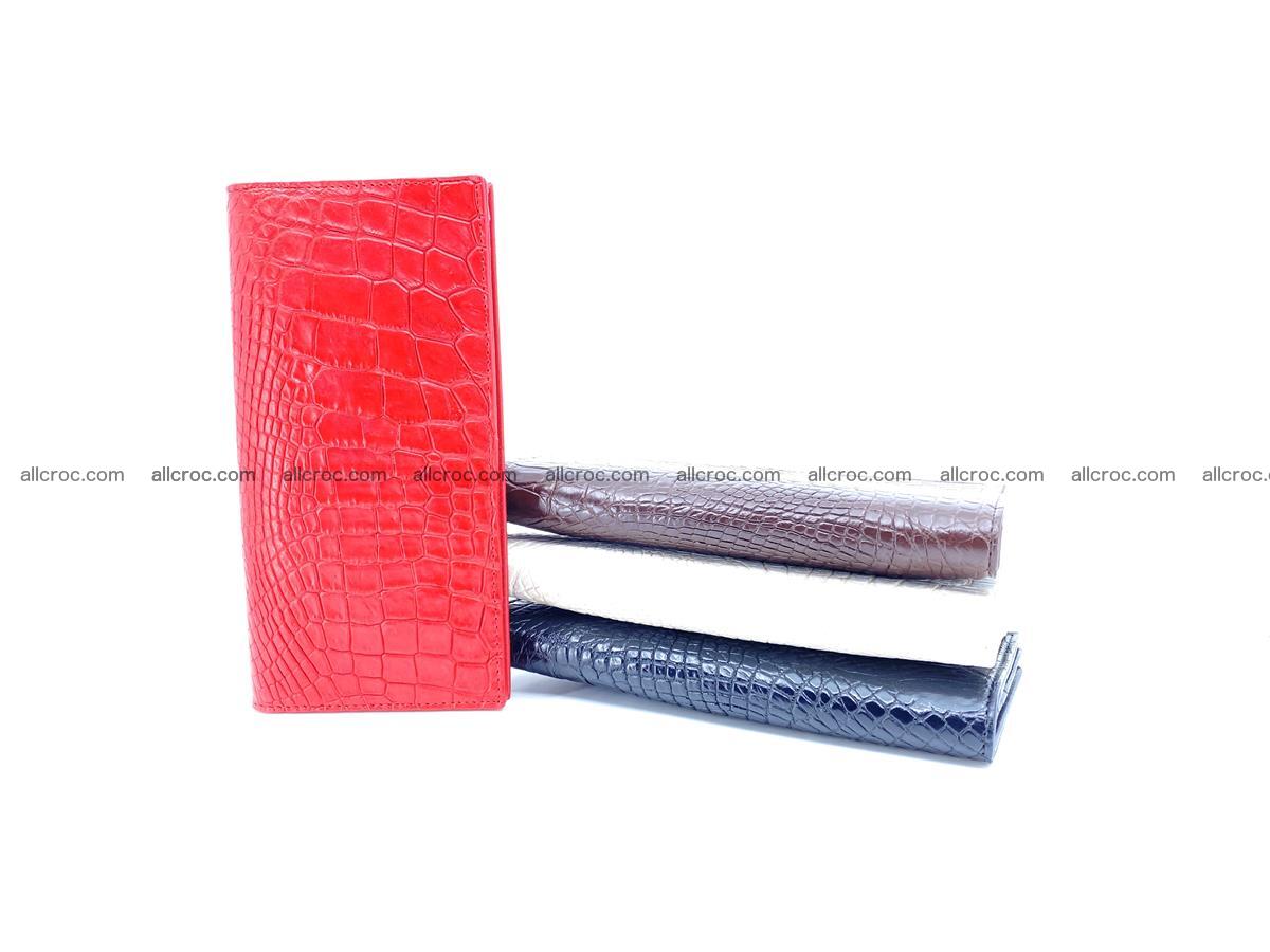 bifold long wallet from genuine crocodile skin 493 Foto 13
