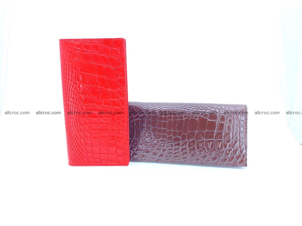 bifold long wallet from genuine crocodile skin 493 Foto 15