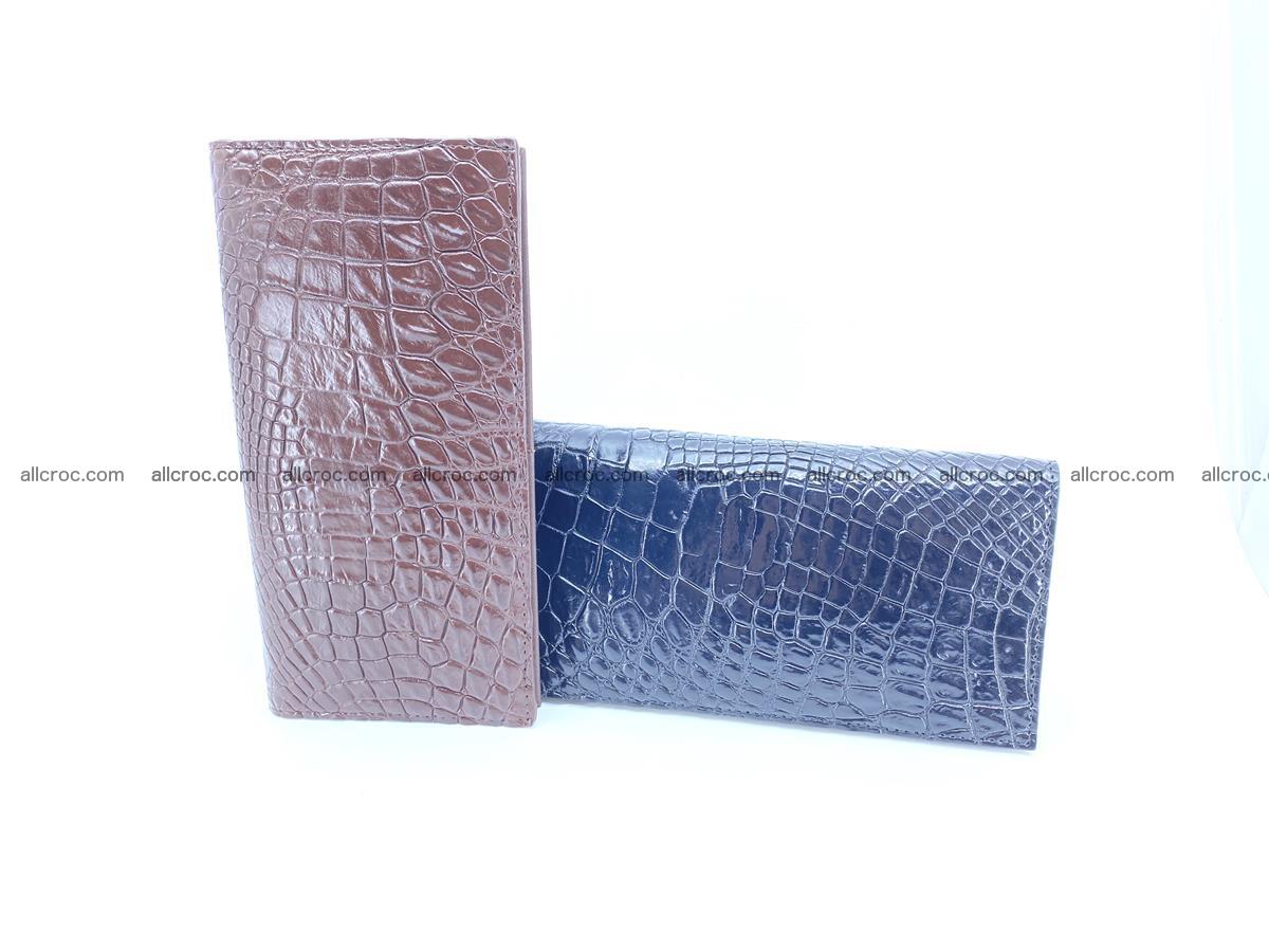 bifold long wallet from genuine crocodile skin 489 Foto 16