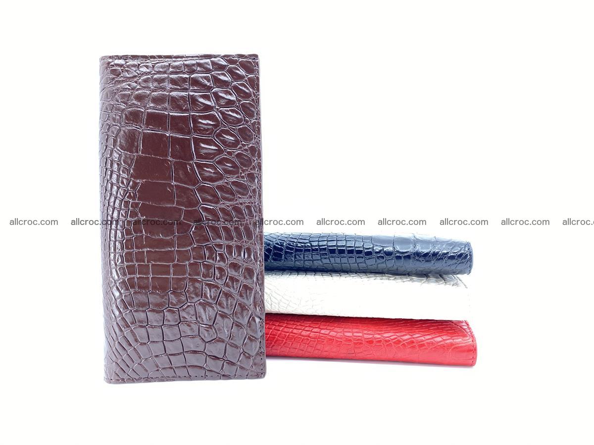 bifold long wallet from genuine crocodile skin 489 Foto 18