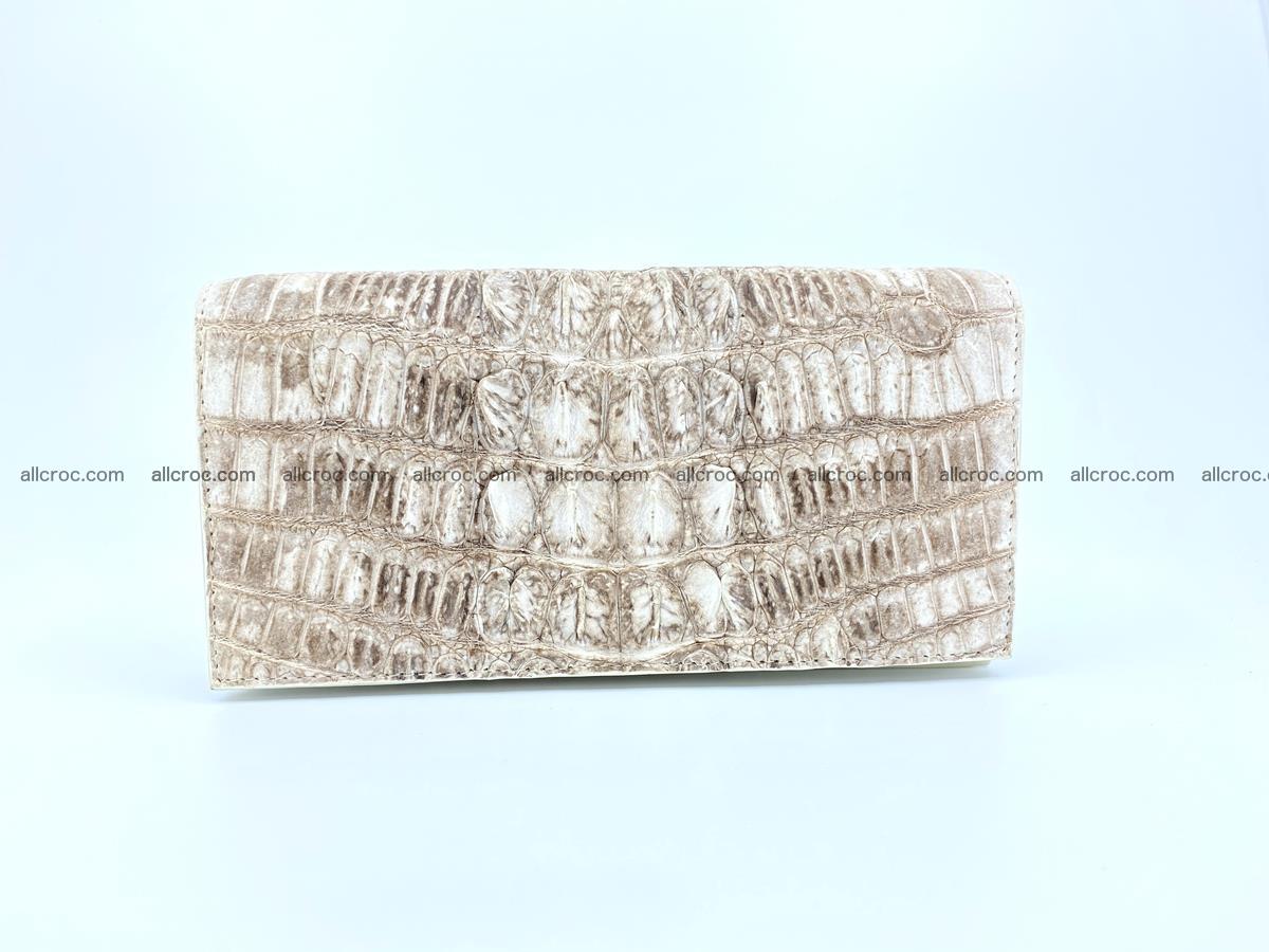 bifold long wallet from genuine crocodile skin 496 Foto 3