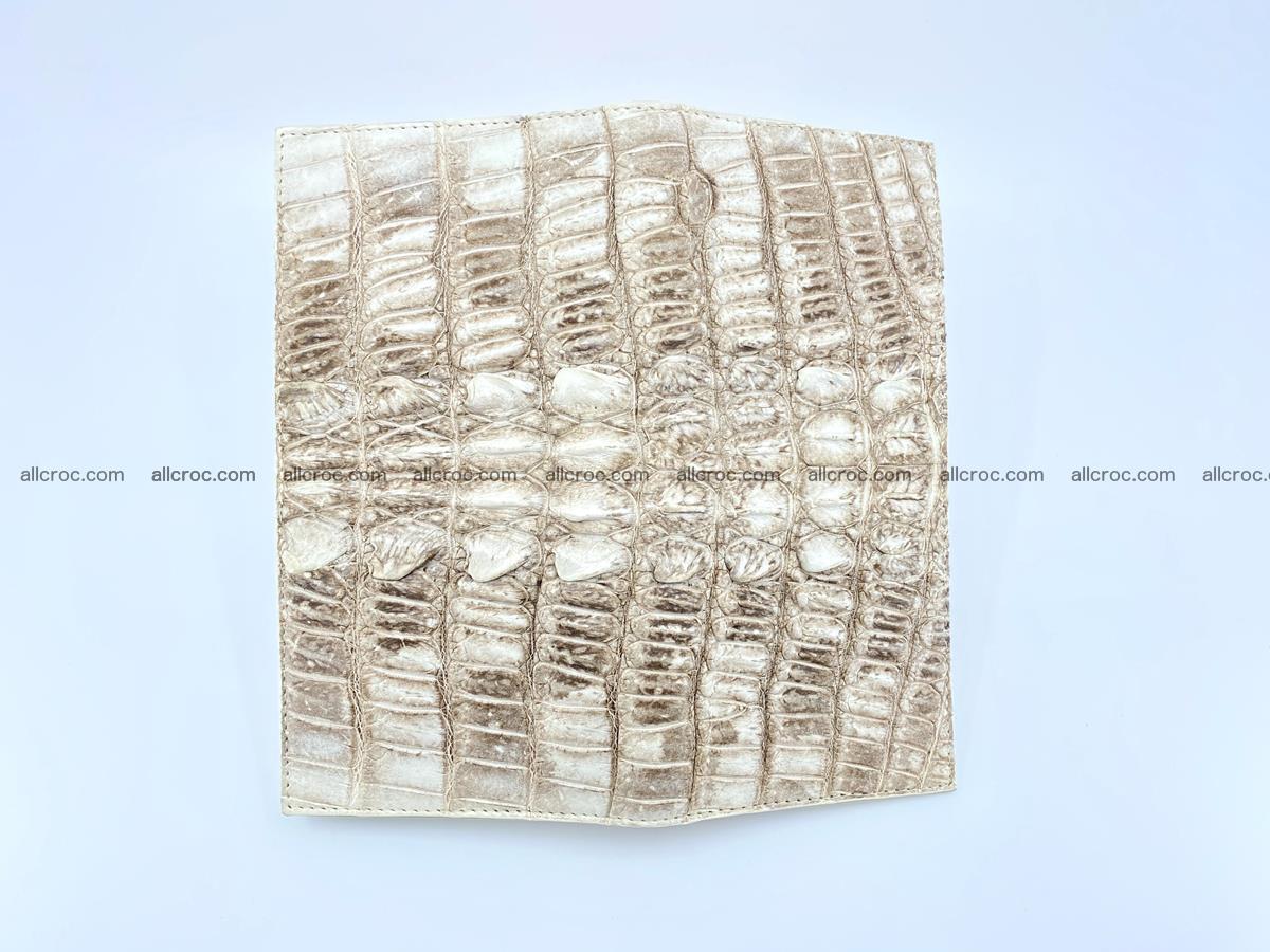 bifold long wallet from genuine crocodile skin 496 Foto 9