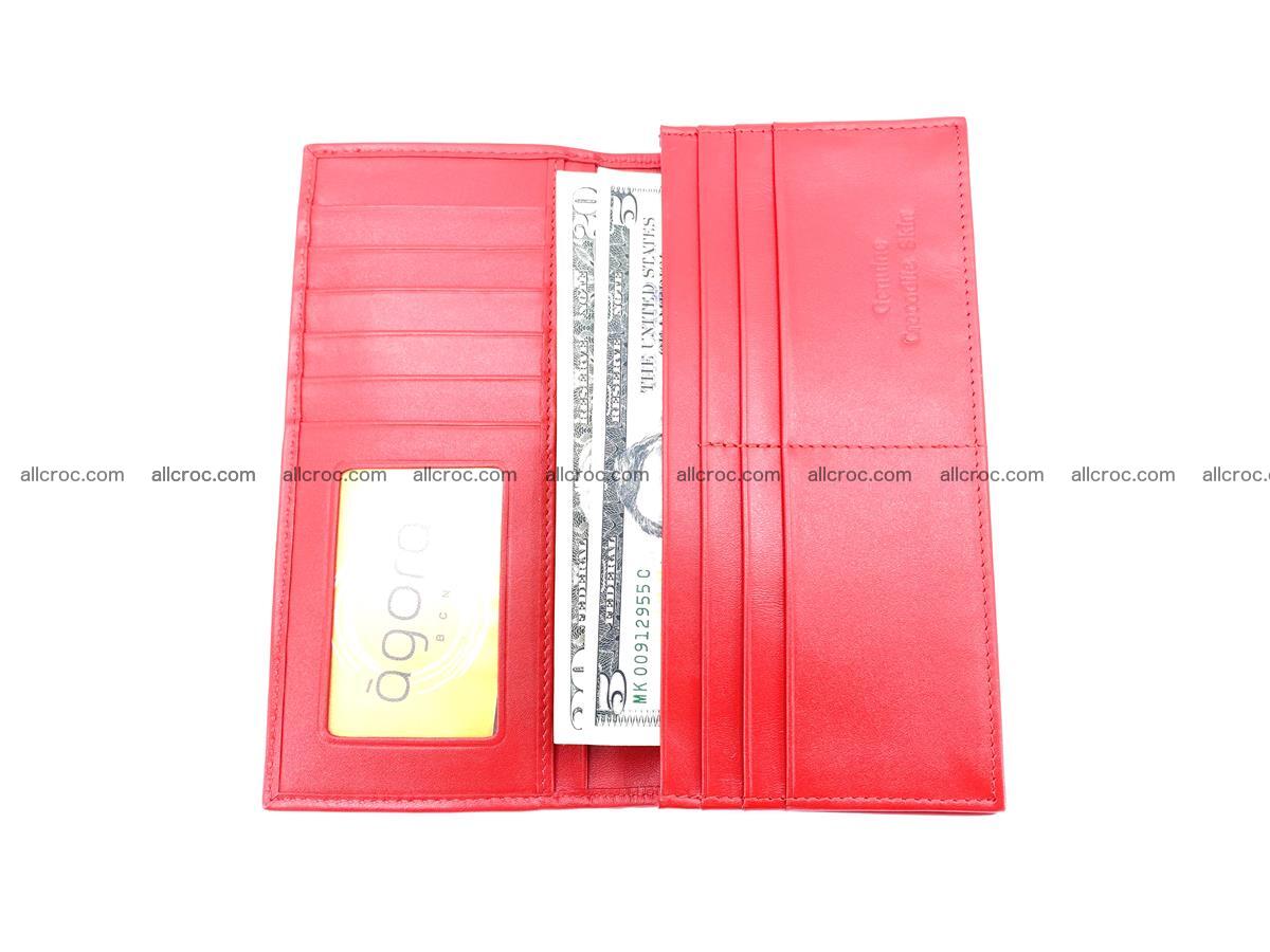 bifold long wallet from genuine crocodile skin 495 Foto 11