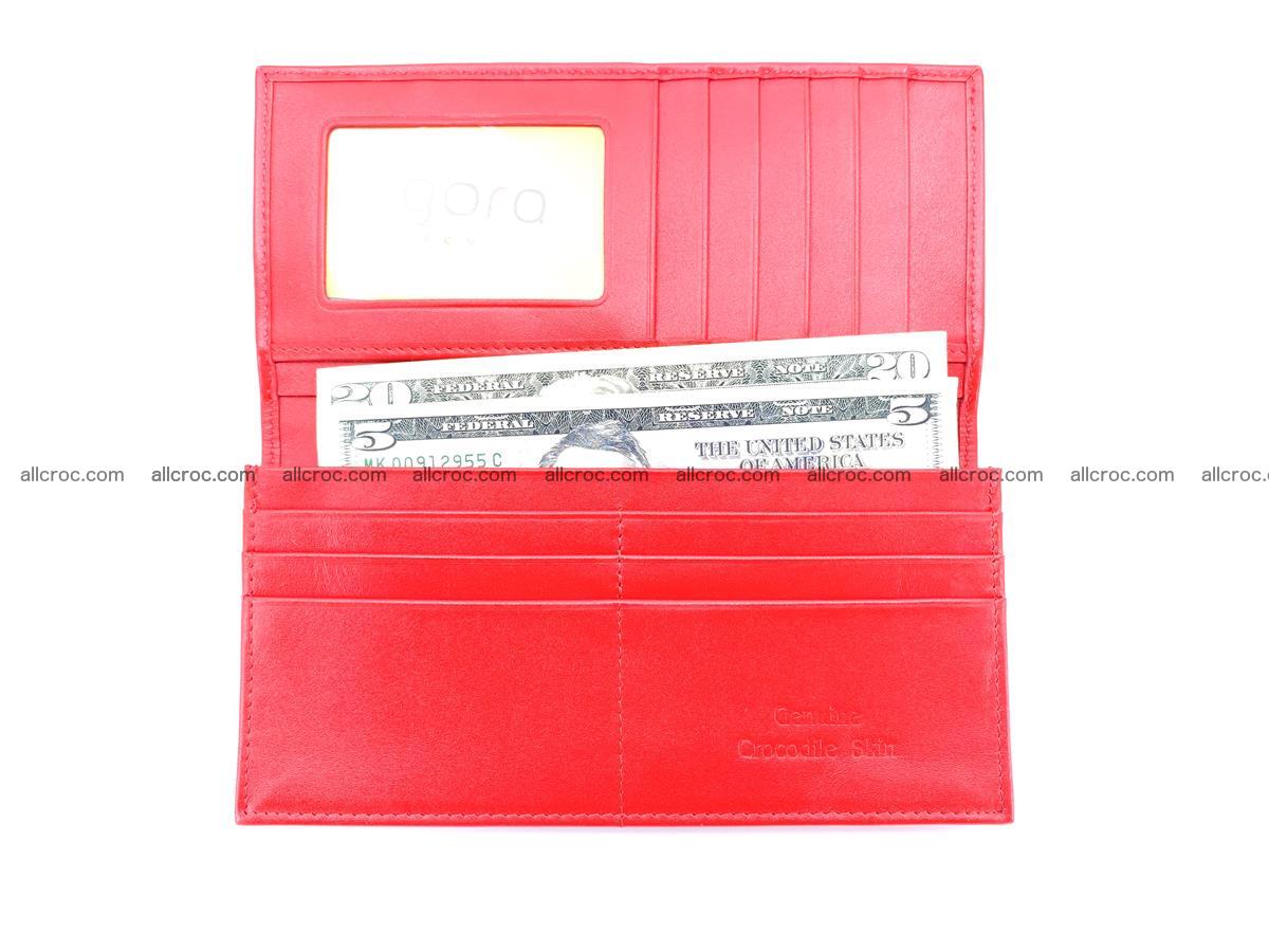 bifold long wallet from genuine crocodile skin 495 Foto 12