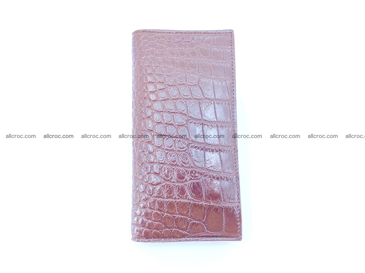 Crocodile skin long wallet 488 Foto 7