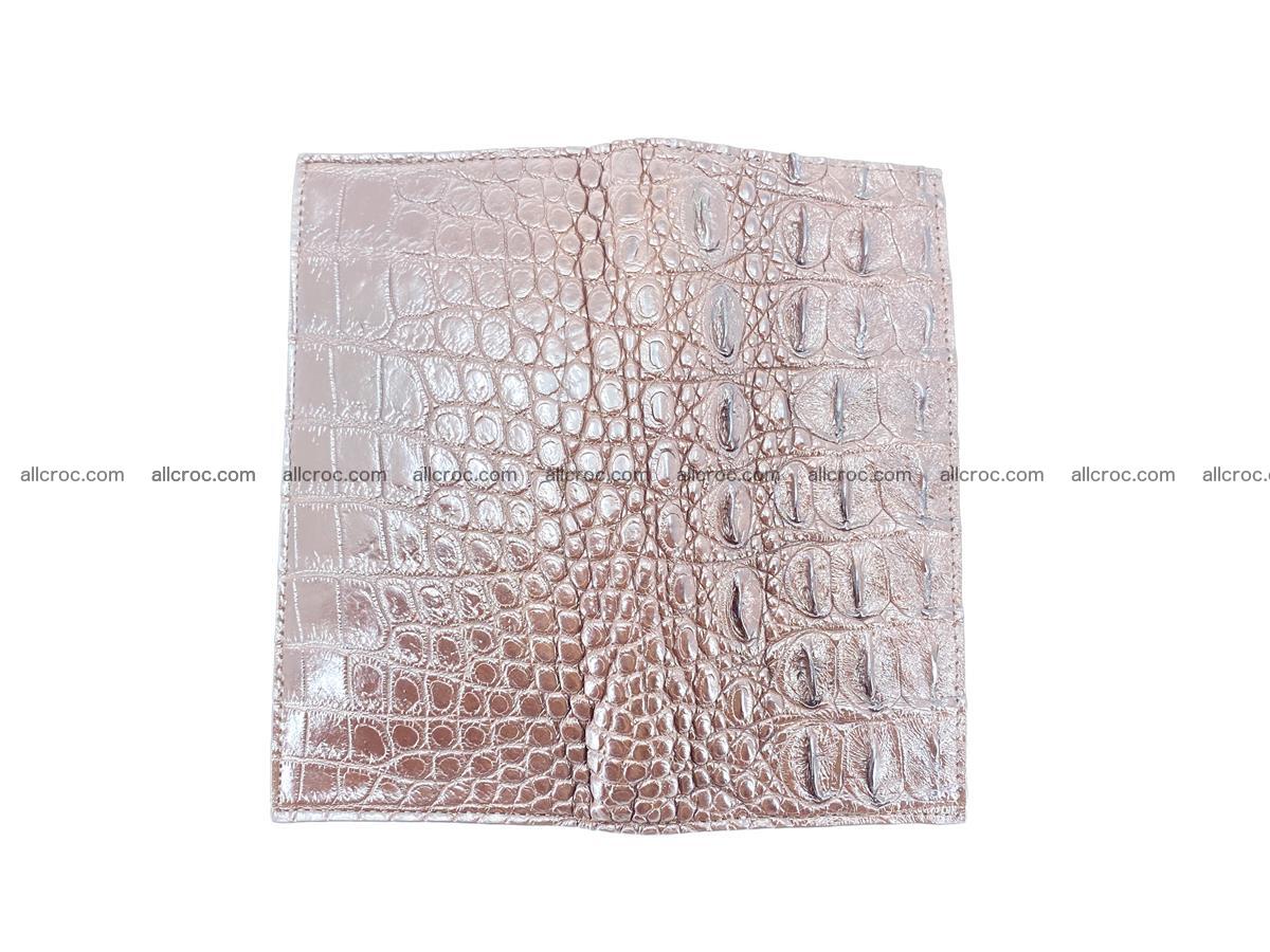 Crocodile skin long wallet 488 Foto 8