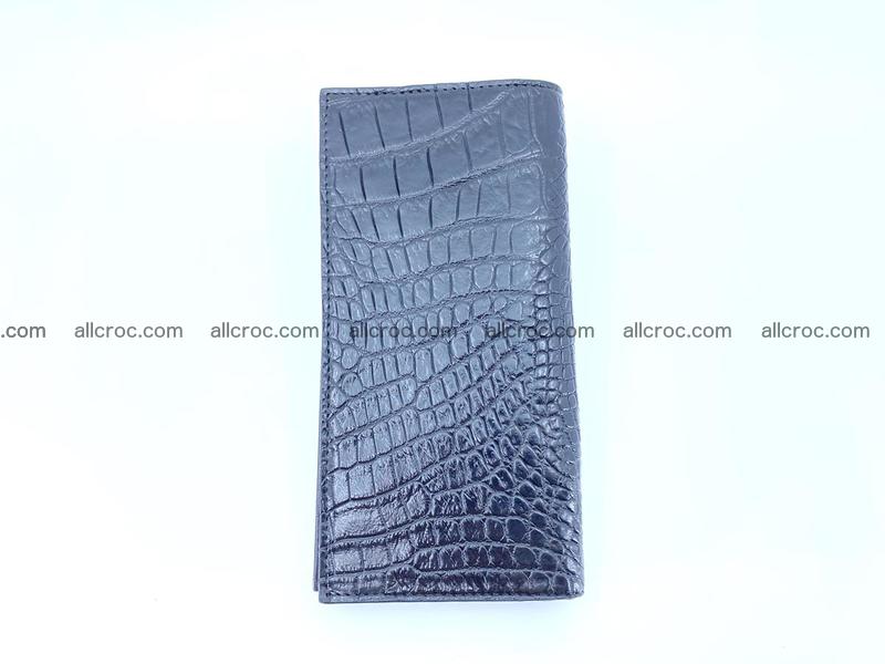 bifold long wallet from crocodile skin 484