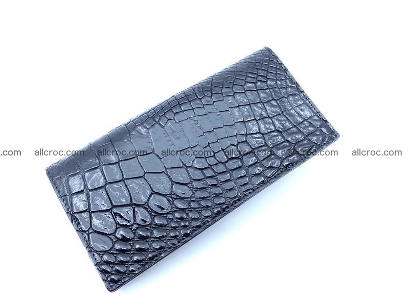 bifold long wallet from crocodile skin 484