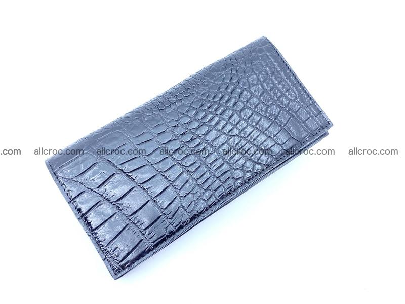 bifold long wallet from crocodile skin 484