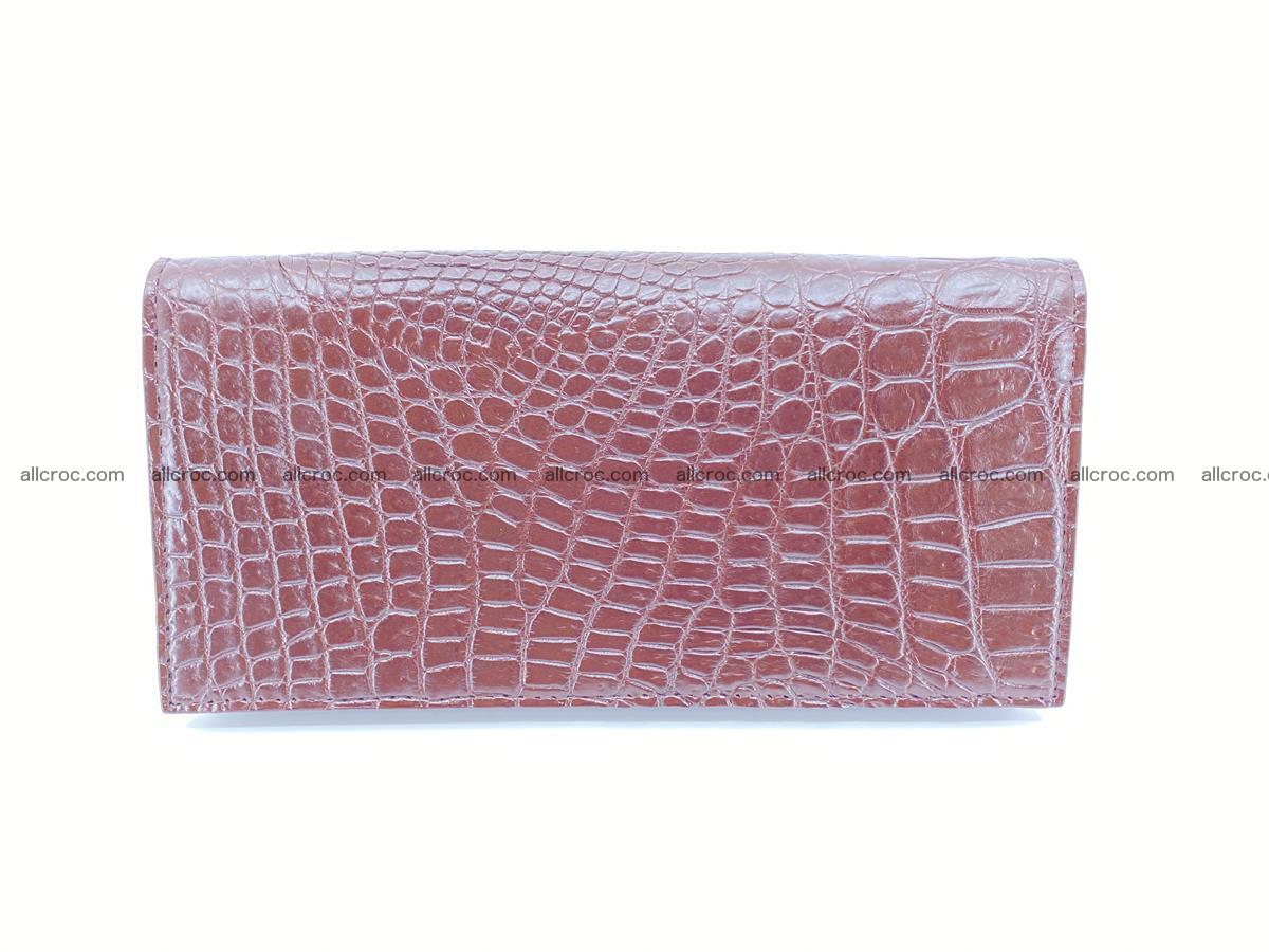 bifold long wallet from genuine crocodile skin 489 Foto 2